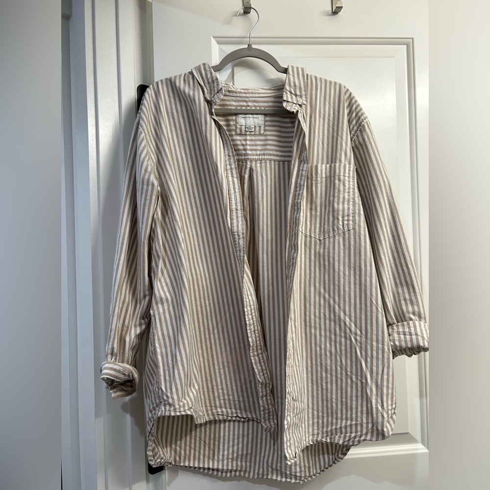 Classic stripped button down